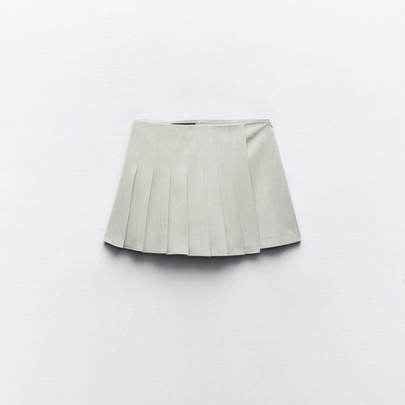 ZARA PLEATED SKORT - Picture 4 of 6